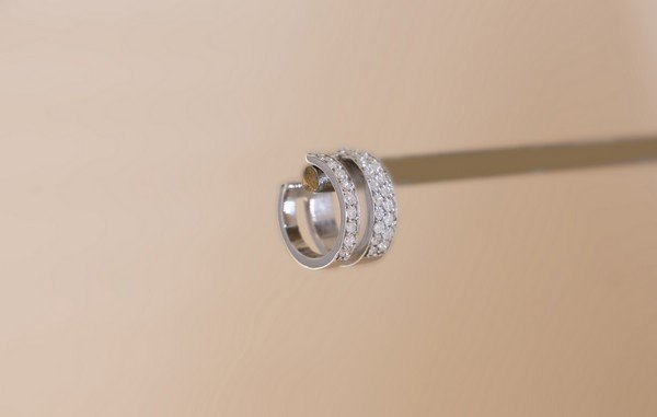 Piercing Encaixe Duplo Diamantes Extras