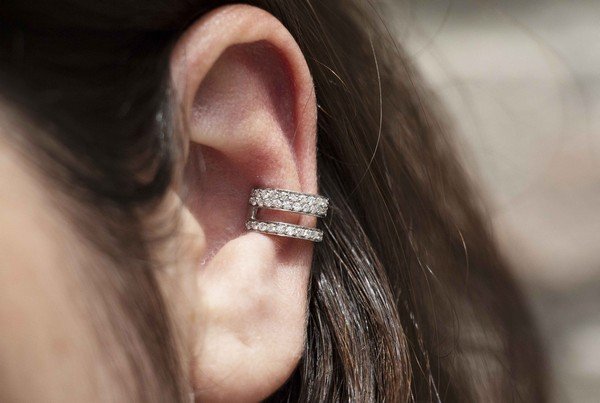 Piercing Encaixe Duplo Diamantes Extras