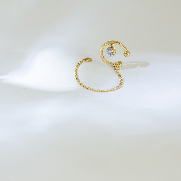Piercing Encaixe Flor Diamantes Cartier