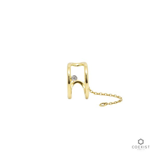 Piercing Encaixe Minimal Style Duplo Ponto de Luz