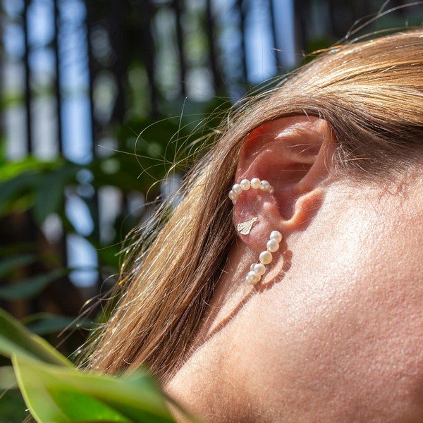 Piercing Encaixe Pérolas