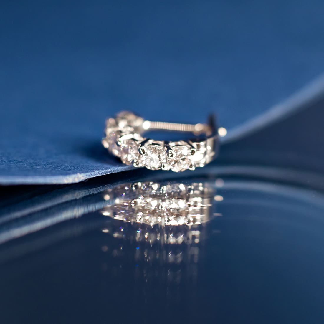 Piercing Furo Diamantes Ouro 18k