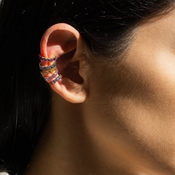Piercing Pressão Ametistas