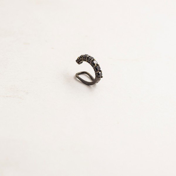 Piercing Pressão Diamantes Negros
