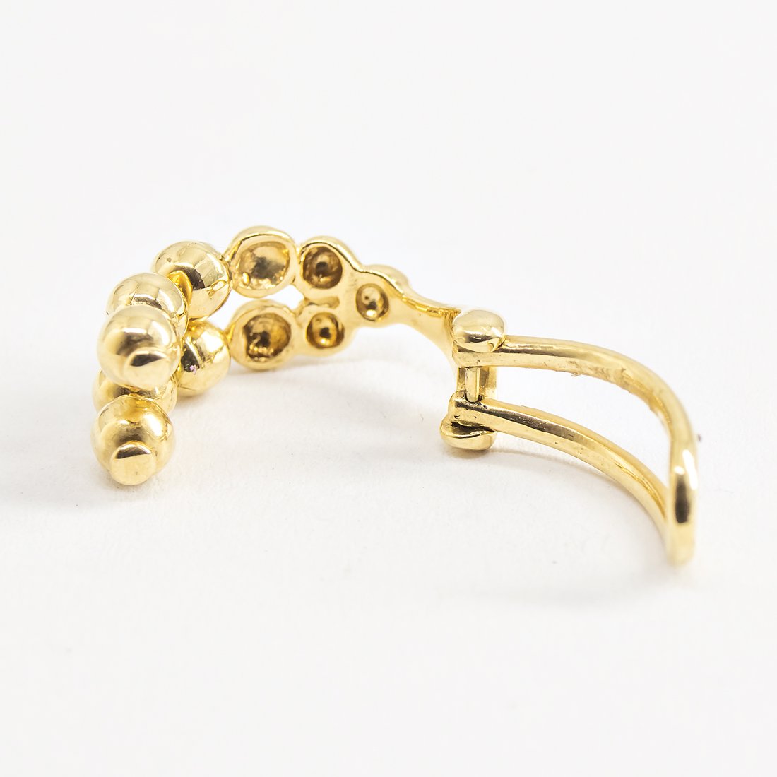 Piercing Pressão Duplo Bolinhas 
