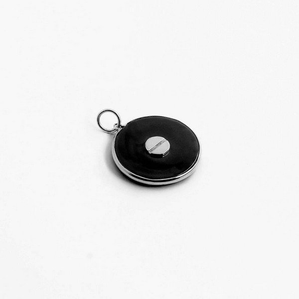 Pingente Parafuso Ouro 18k Onix 