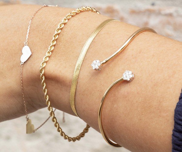Pulseira 3 Corações