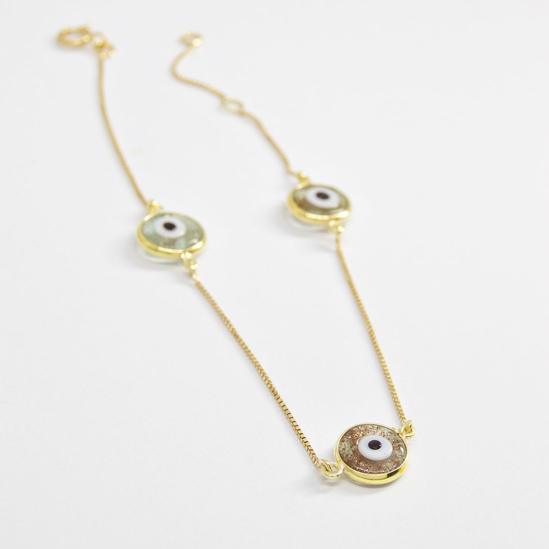 Pulseira 3 Olhos Gregos