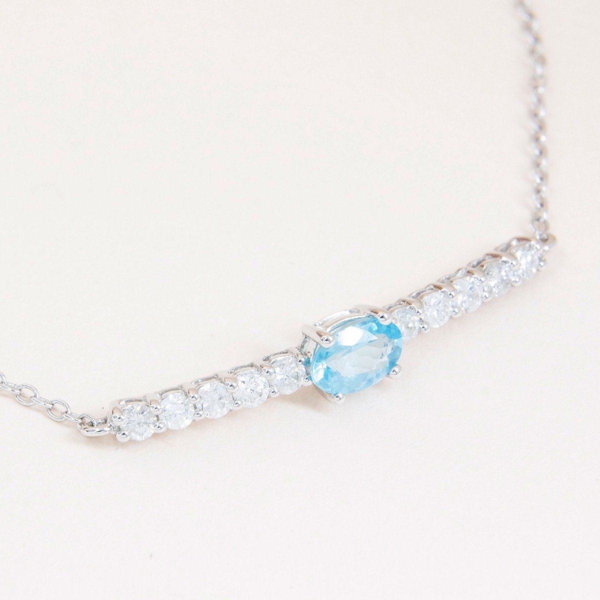 Pulseira Apatita Diamantes 2pts