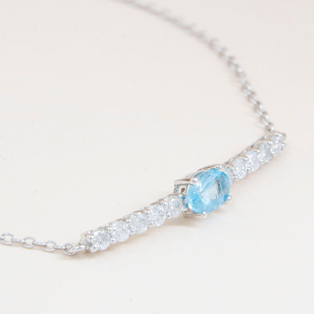 Pulseira Apatita Diamantes 2pts