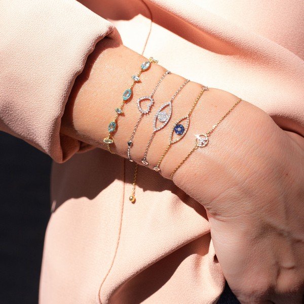 Pulseira Apatitas Lapidações Diversas