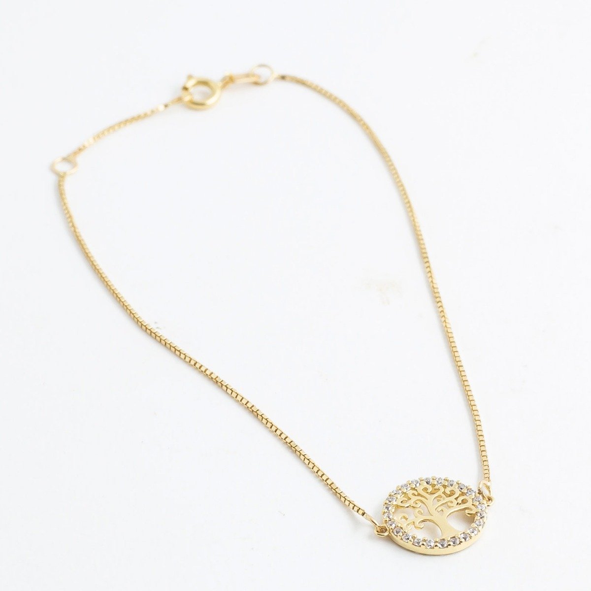 Pulseira Árvore da Vida Zircônias