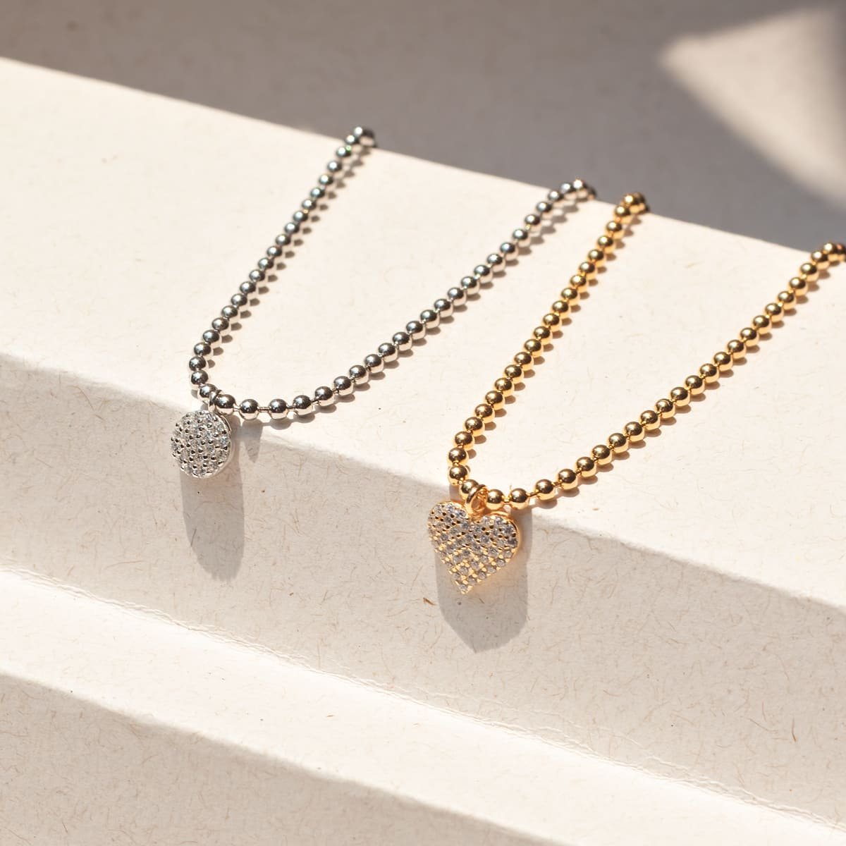 Pulseira Bolinhas e Pingente Cravejado Prata 925