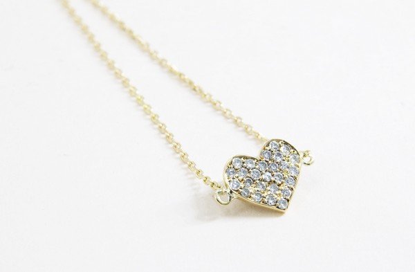 Pulseira Coração Diamantes