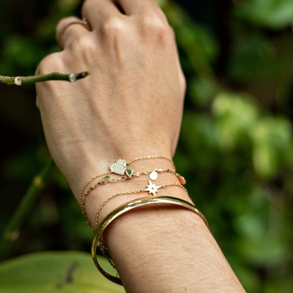 Pulseira Coração Diamantes