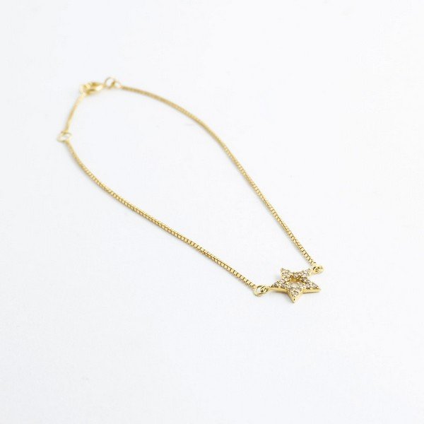 Pulseira Estrela Diamantes