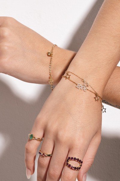 Pulseira Estrelinhas Vazadas
