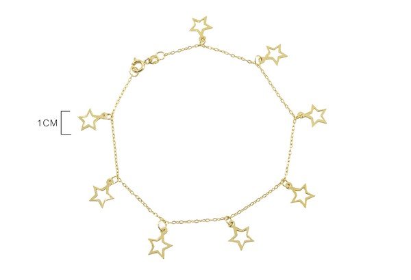 Pulseira Estrelinhas Vazadas