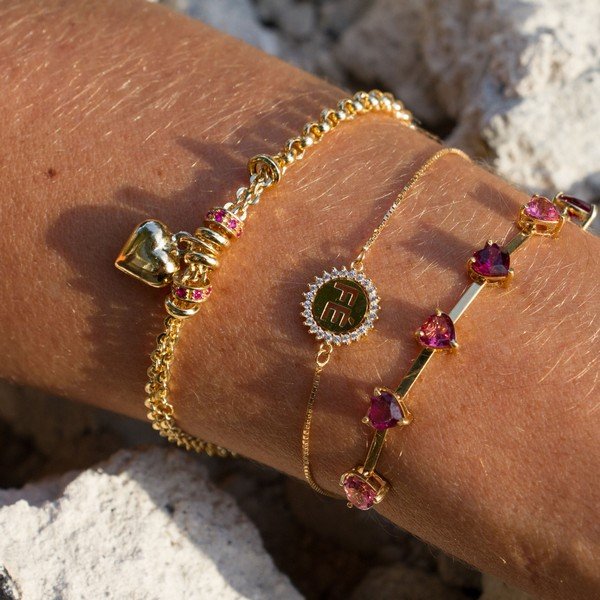 Pulseira Fé Zircônias