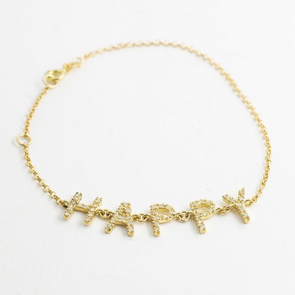 Pulseira Happy Diamantes Ouro 18K