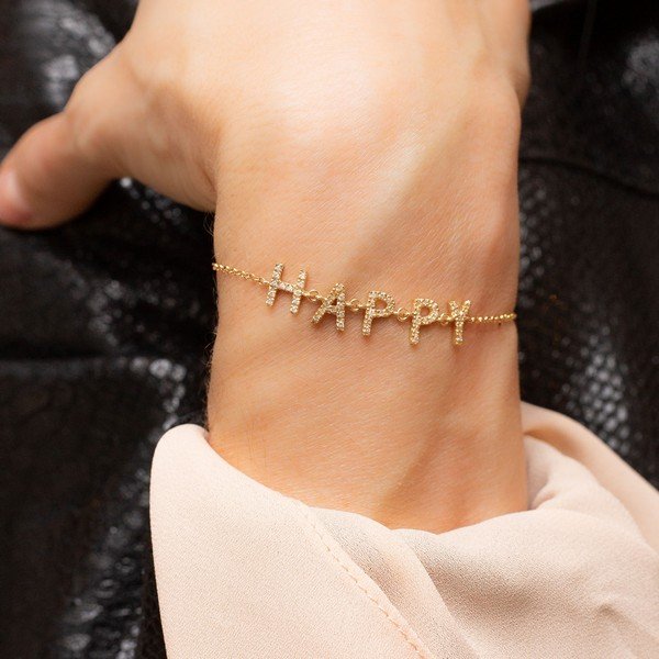 Pulseira Happy Diamantes Ouro 18K