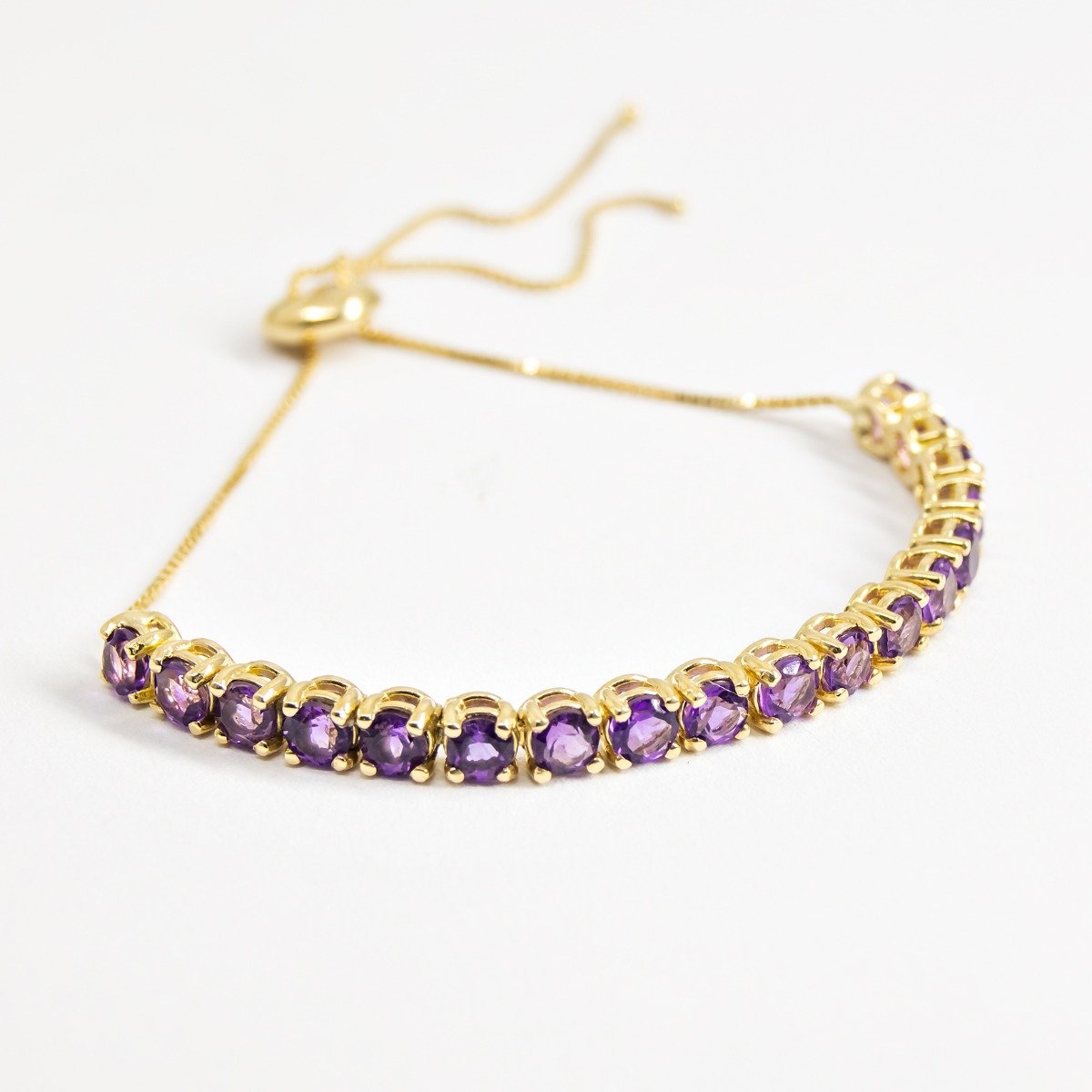 Pulseira Meia Riviera Ametista 