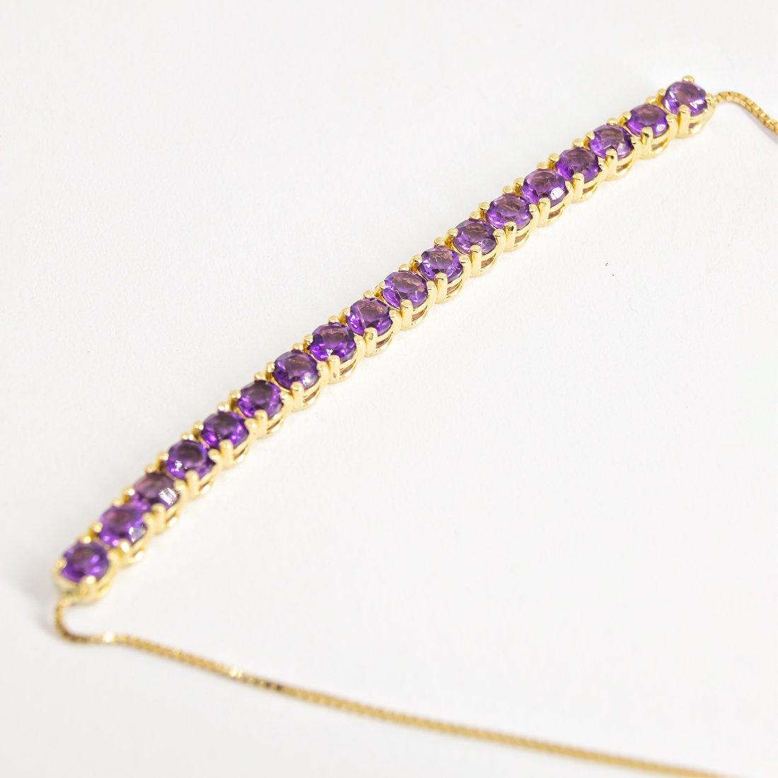Pulseira Meia Riviera Ametista 