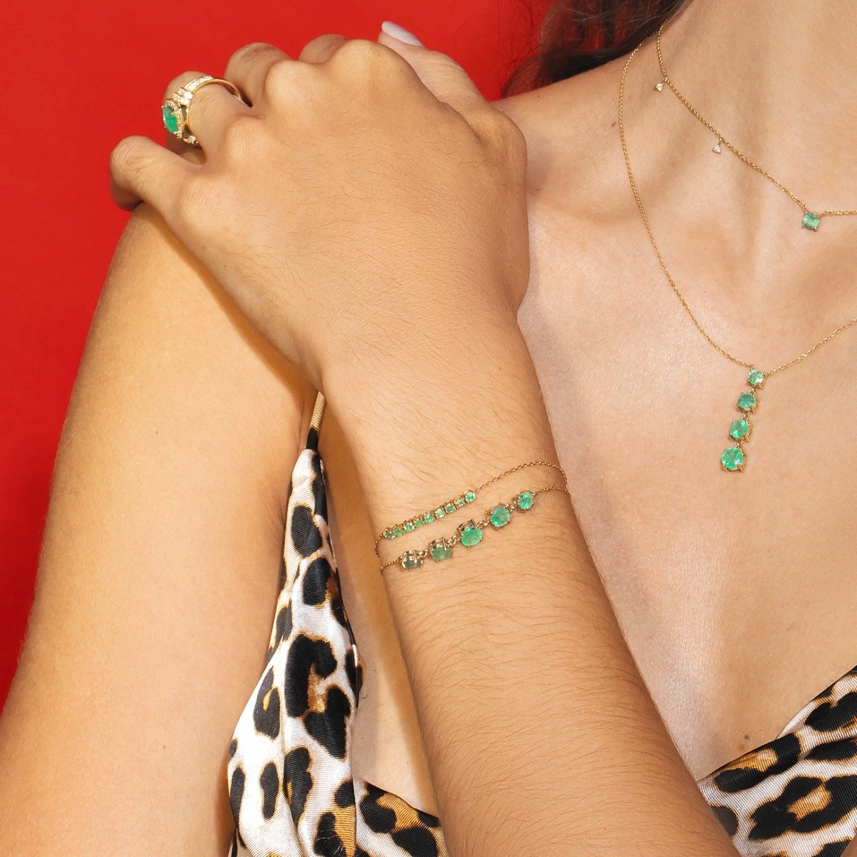 Pulseira Meia Riviera Esmeraldas