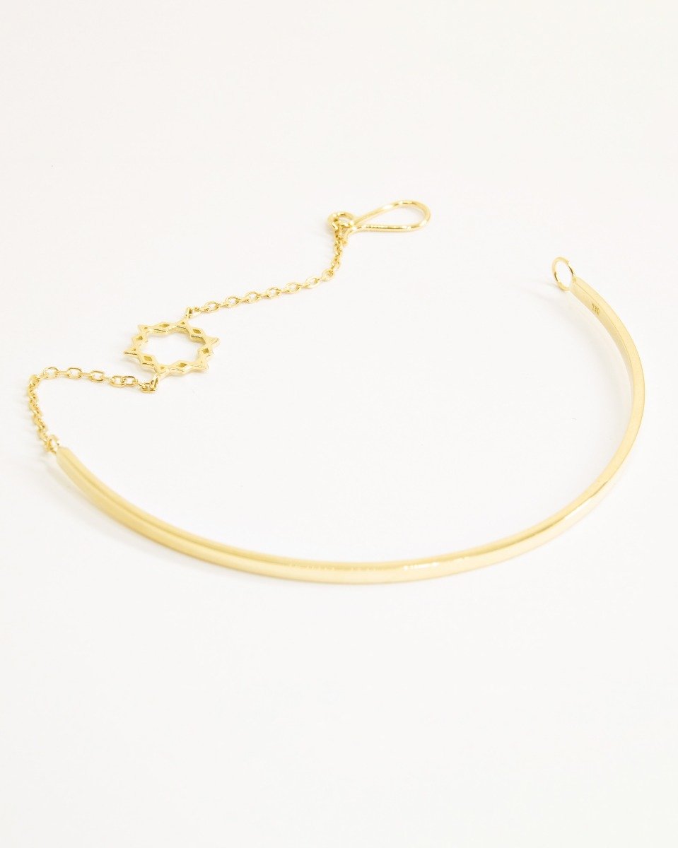 Pulseira Ouro 18K Coexist Estrela