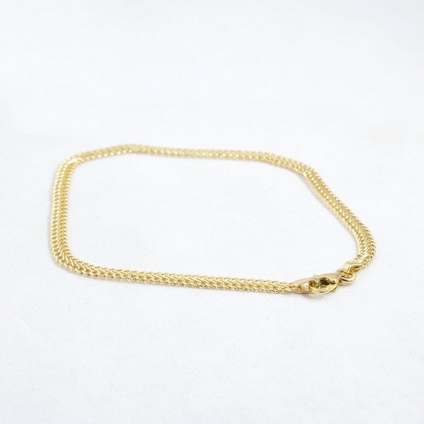 Pulseira Ouro 18K Vintage Escama de Peixe