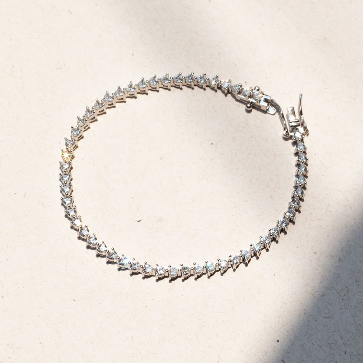 Pulseira Riviera 3 Garras Prata 925 