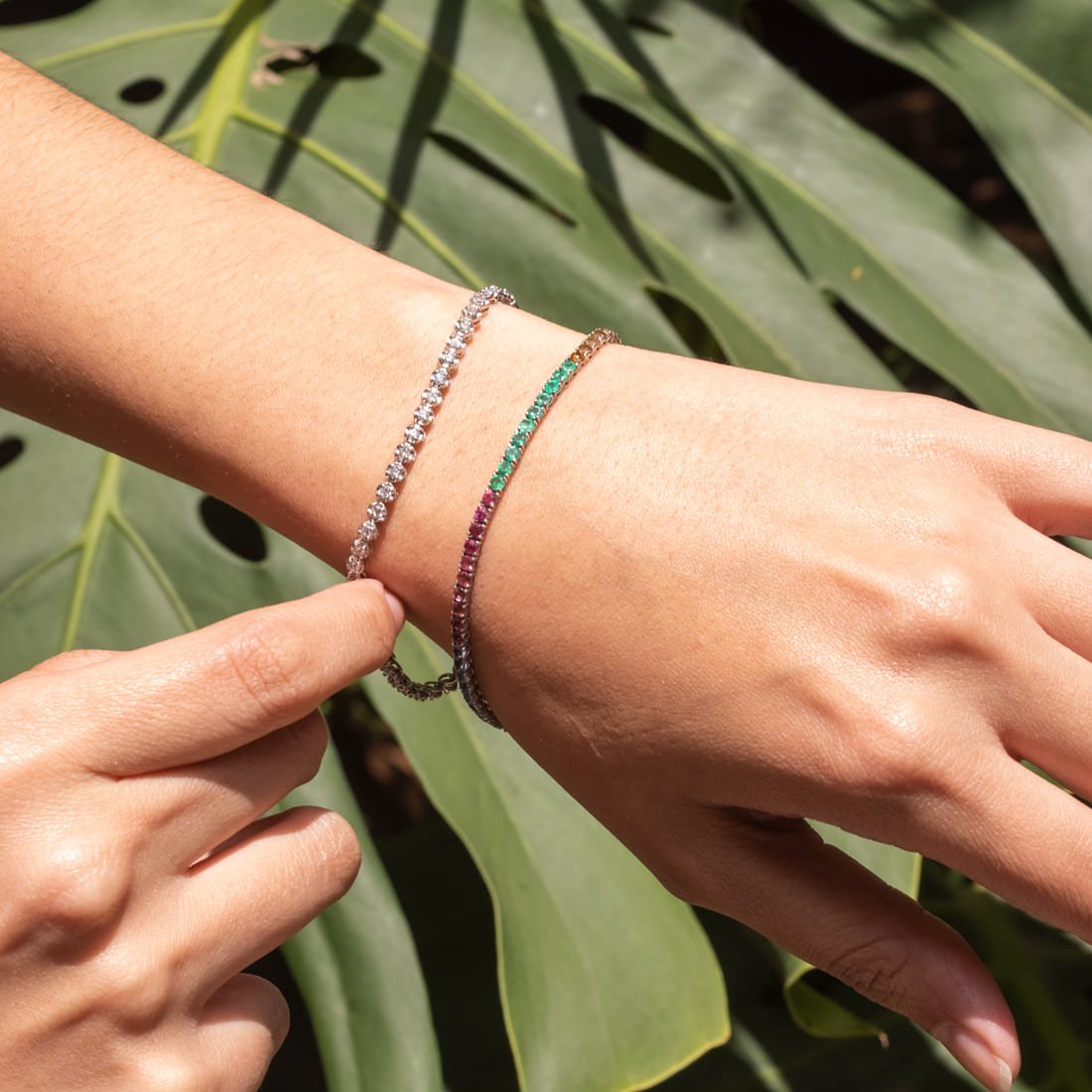 Pulseira Riviera Pedras Preciosas
