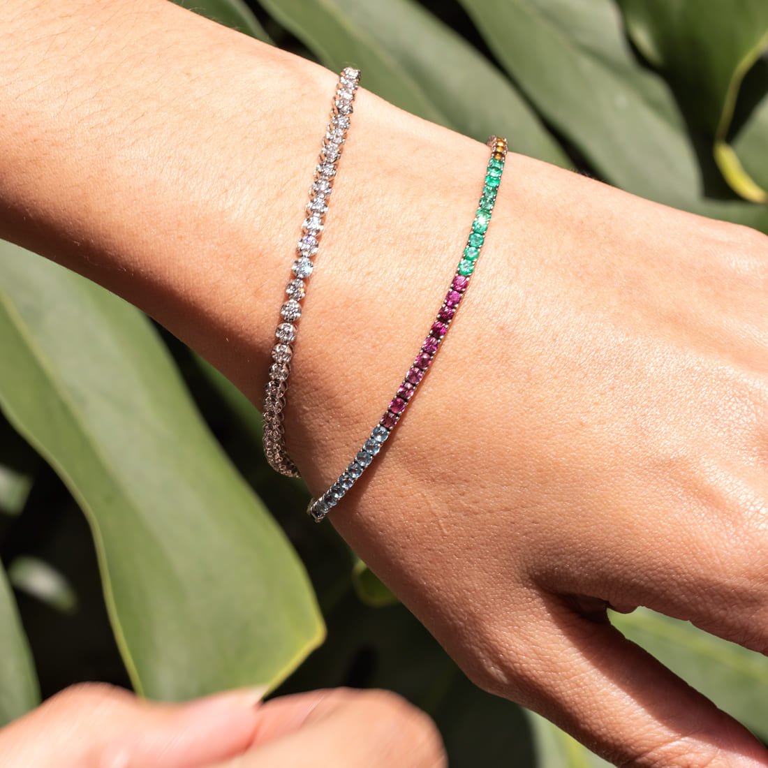 Pulseira Riviera Pedras Preciosas