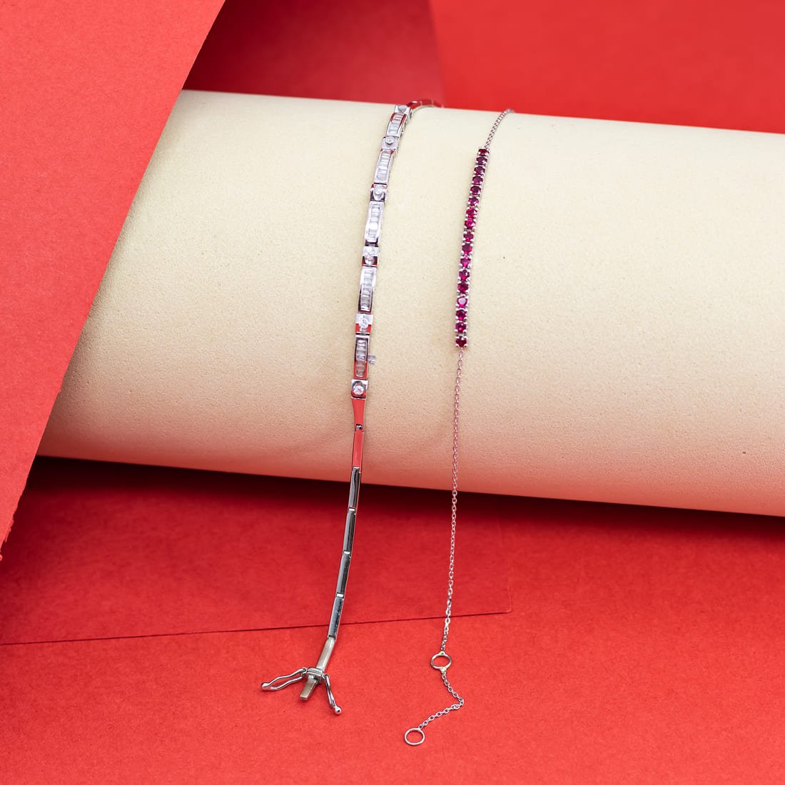 Pulseira Rubis Ouro 18K