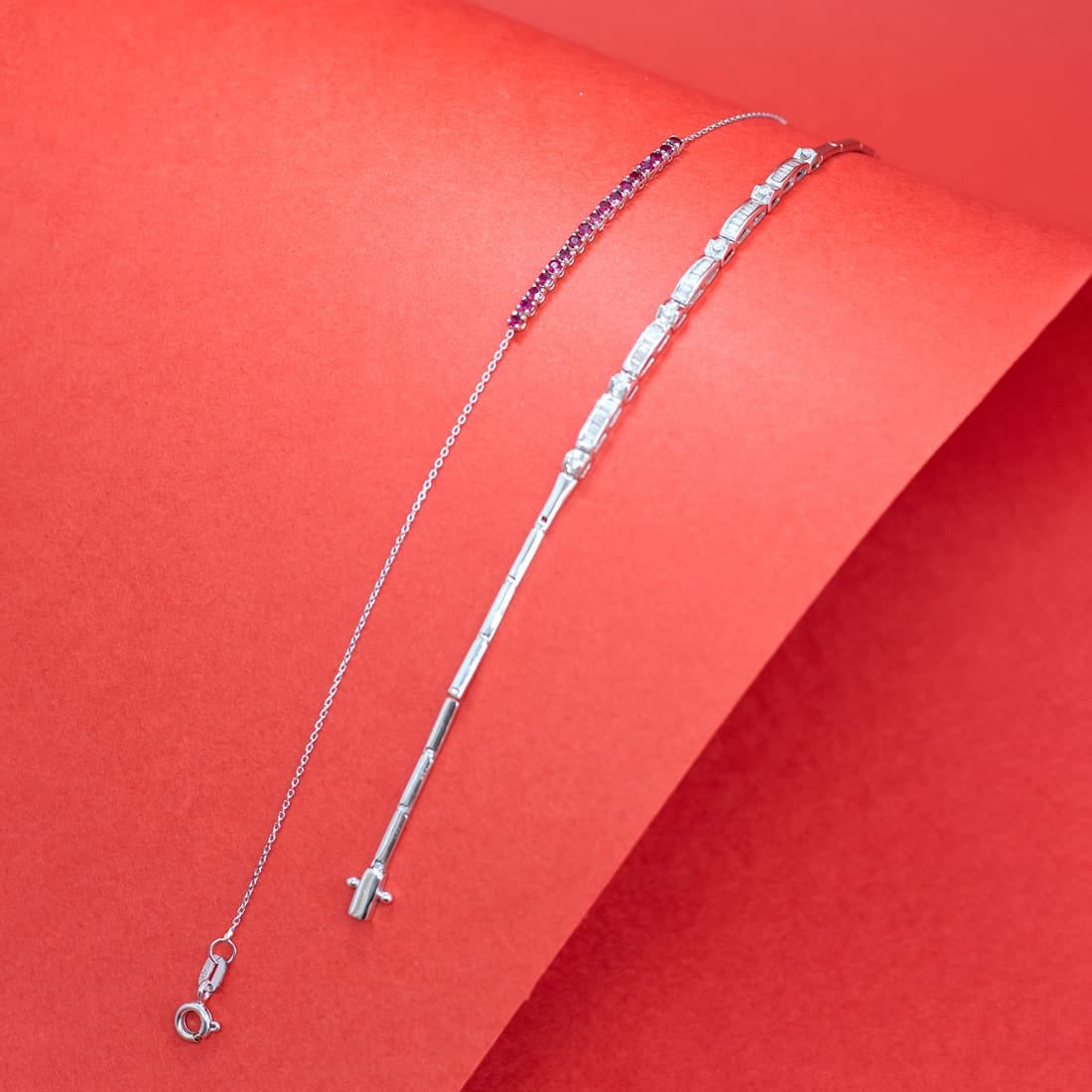 Pulseira Rubis Ouro 18K