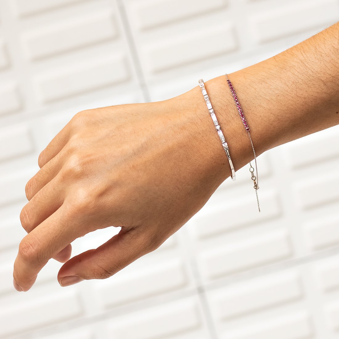 Pulseira Rubis Ouro 18K