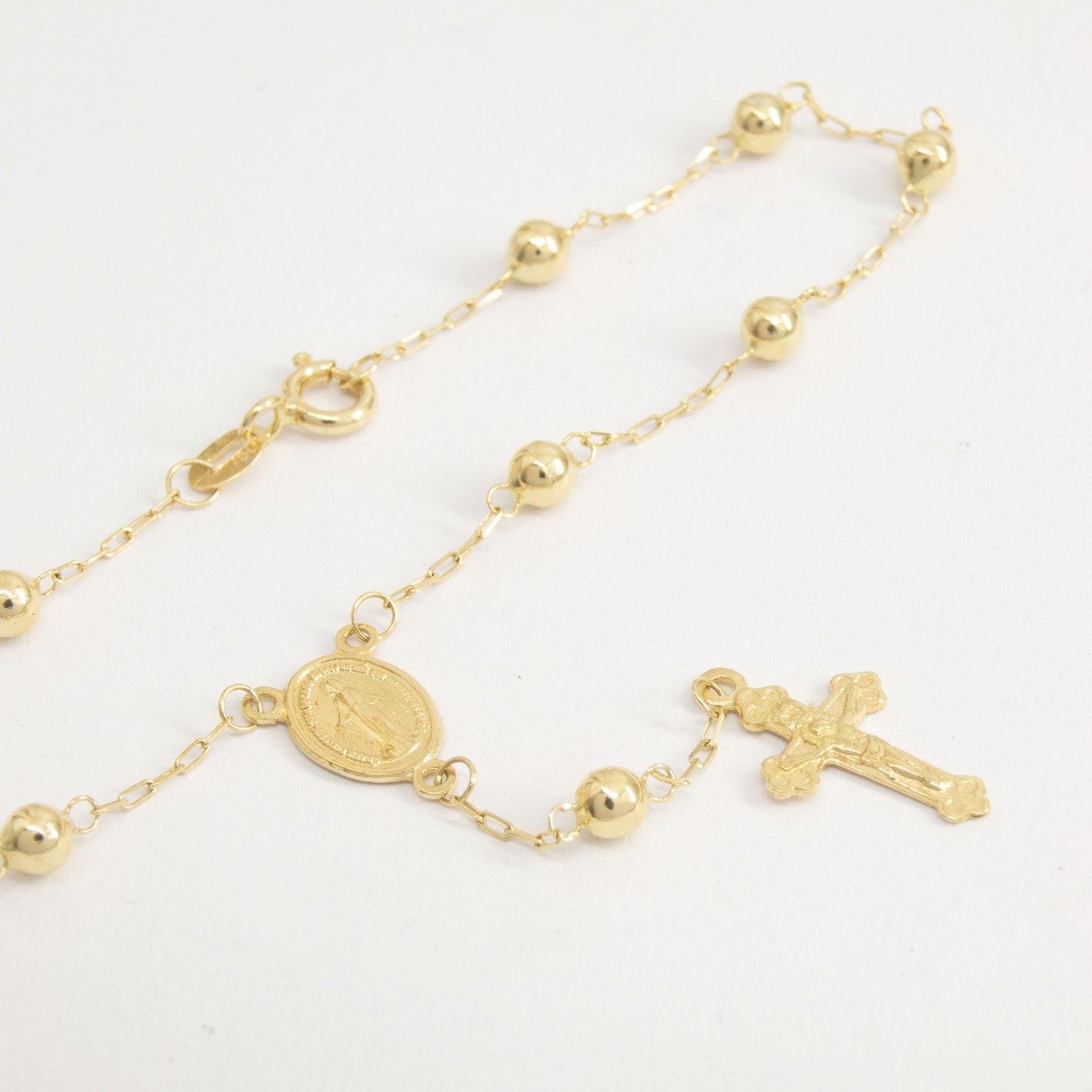 Pulseira Terço Ouro N. Senhora