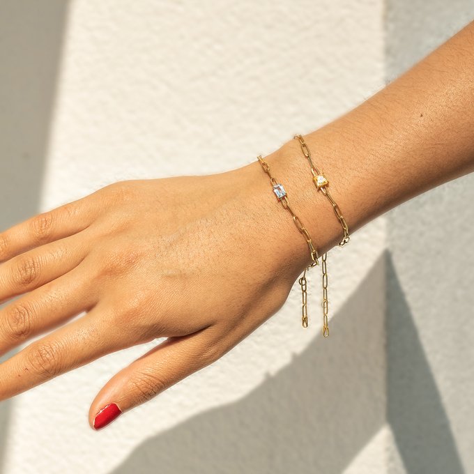 Pulseira Vintage Cartier Citrino