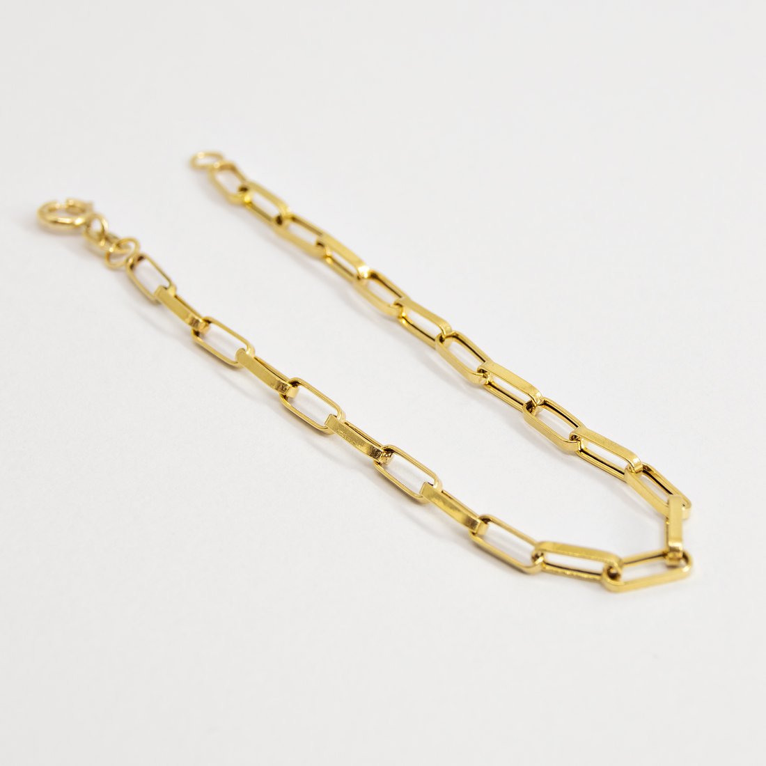 Pulseira Vintage Tramas Compridas Ouro 18k