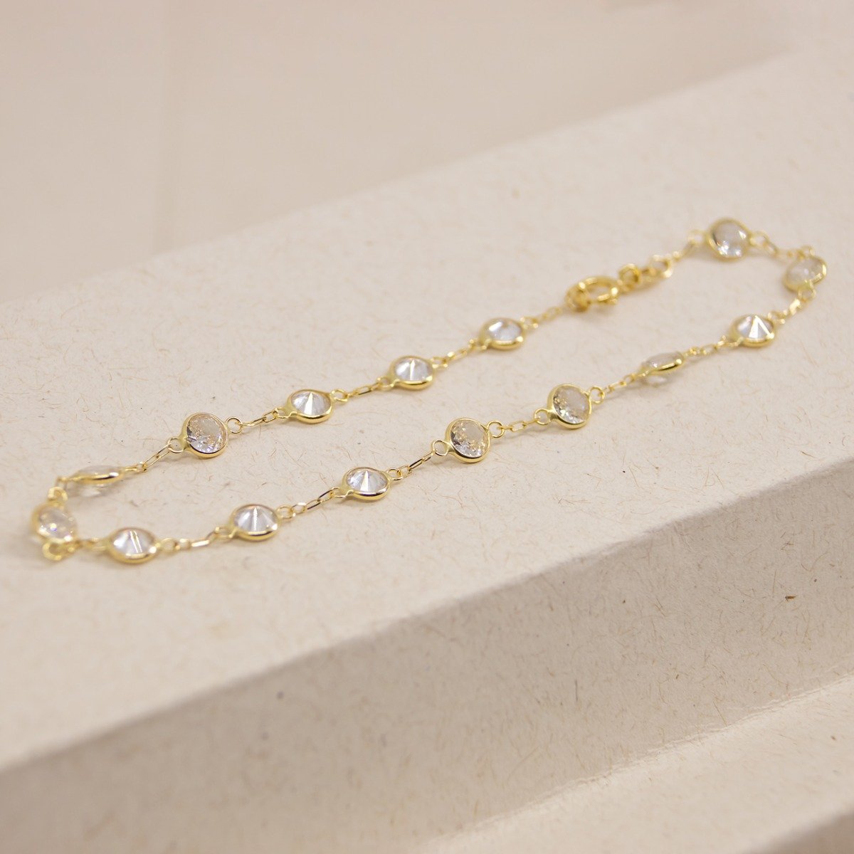Pulseira Zircônia Branco
