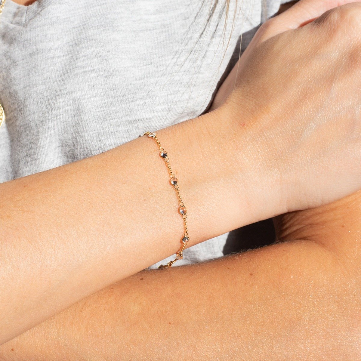 Pulseira Zircônia Branco